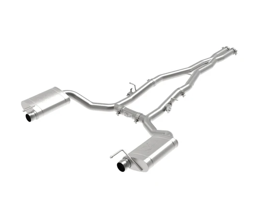 aFe MACH Force-Xp 3in 304 SS Cat-Back Exhaust 15-20 Dodge Charger Hellcat